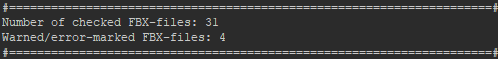 Reviewing faulty files