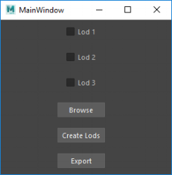 Very early version of the Lod Creator