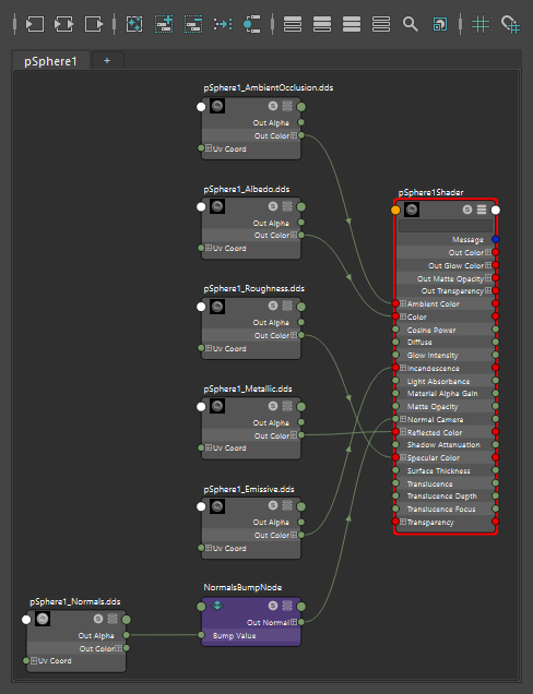 Texture connection script result in Maya